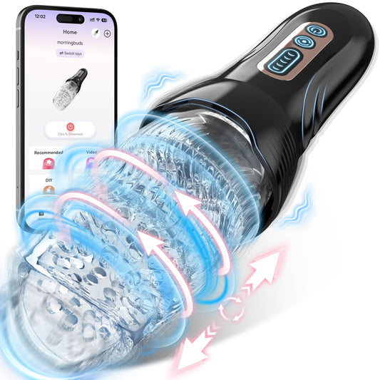 LOVE Amazing Telescopic Rotary Deep Throat Wrap Cup