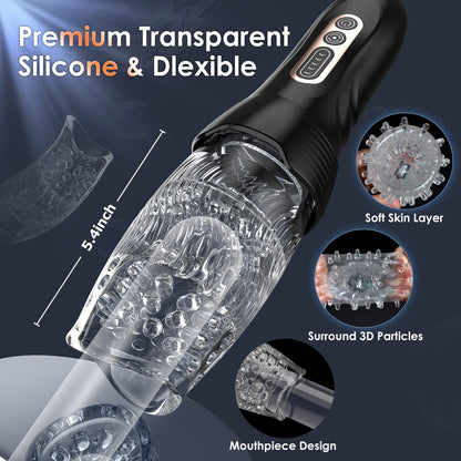 LOVE Amazing Telescopic Rotary Deep Throat Wrap Cup